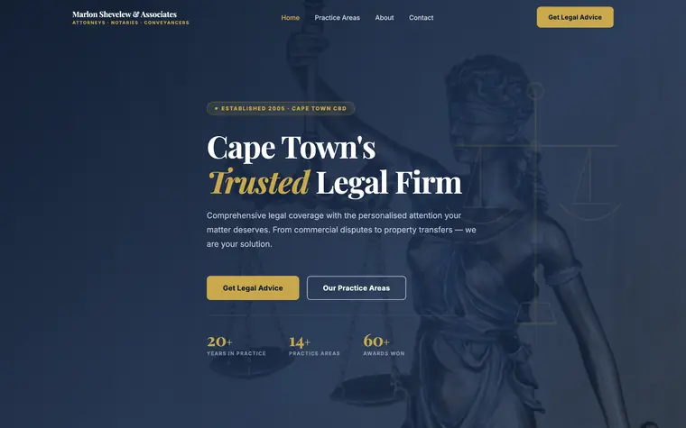 Marlon Shevelew &Amp; Associates website built by Andritha Online